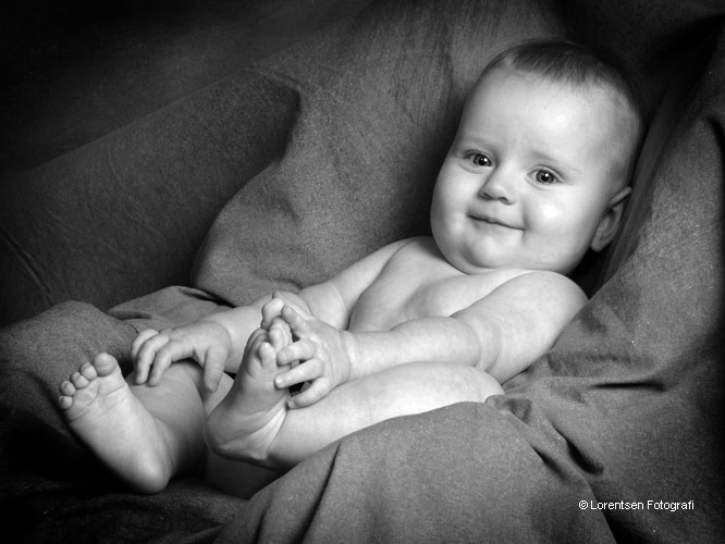 Babyfoto fra fotograf lorentsen