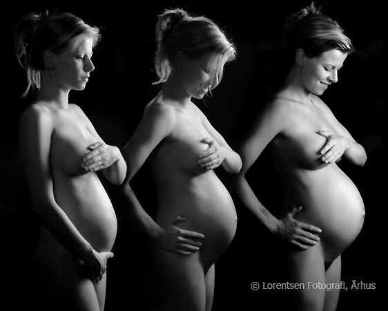 Gravid i 3, 6 og 9 måned